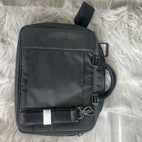 GHURKHA Voyager, luxury travel briefcase / laptop case - leather trim,new w tags - Picture 6 of 9